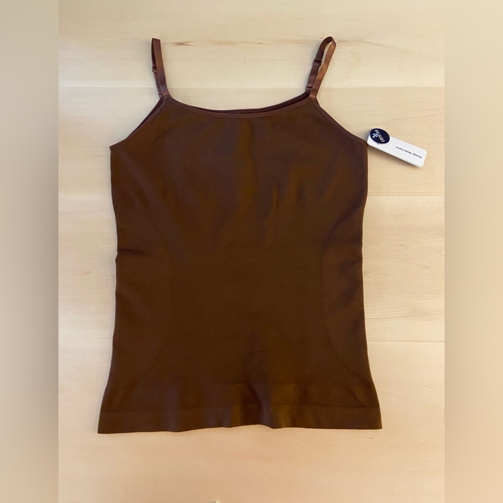 EMPETUA Size 4X Chocolate Scoop Neck Cami Shapewear.